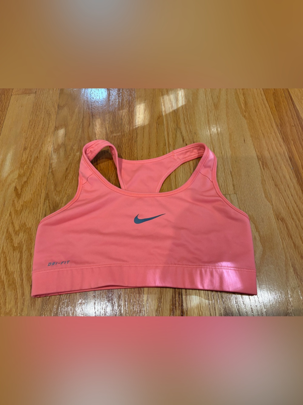 Nike Pink Racerback Dri-FIT Sports Bra